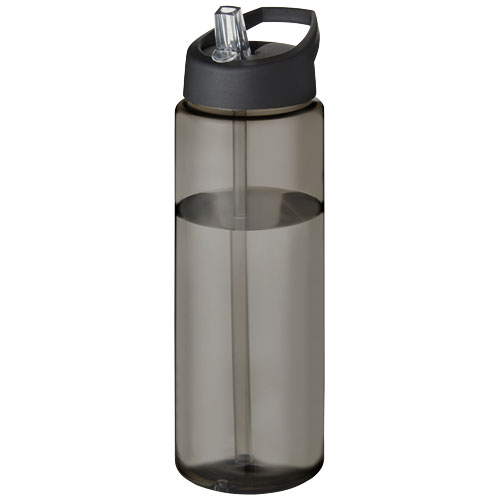 Bouteille sport personnalisable 850 ml Ocean Plastic H2O Active® Charbon et Noir
